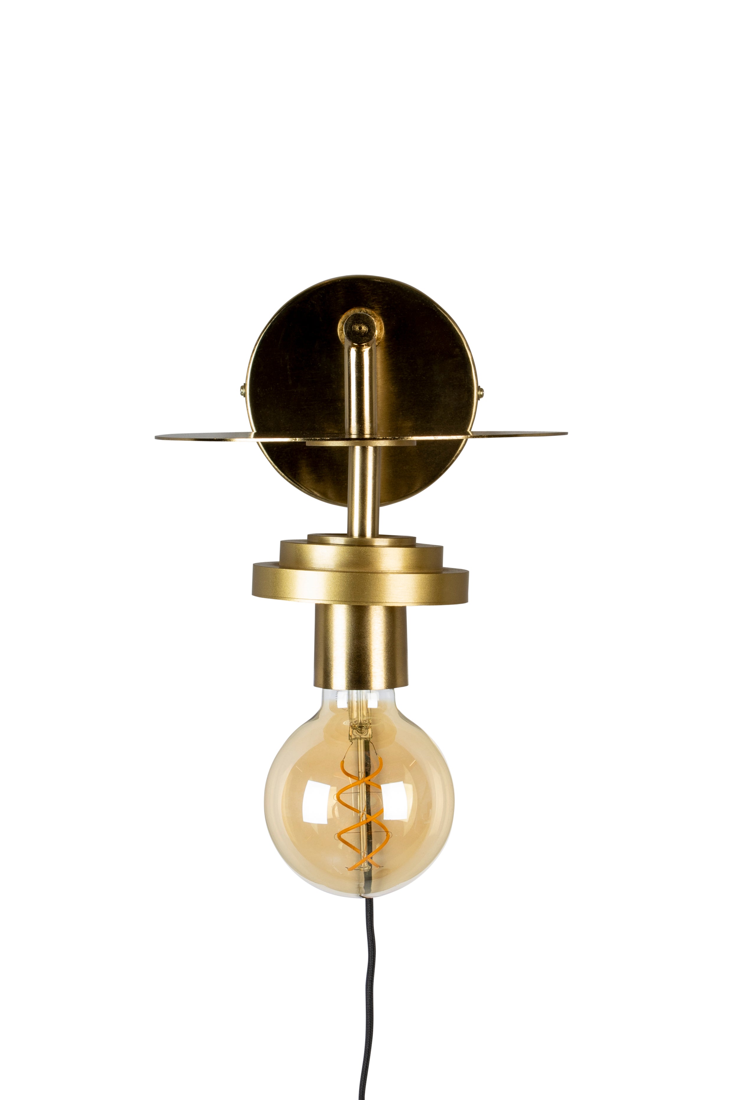 Dutchbone Aden Brass Wired Wall Light